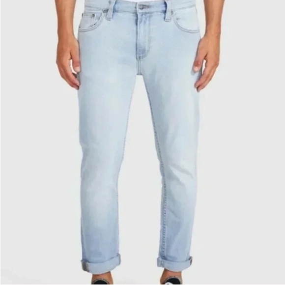 Rollas' Rollies Slim Rolled Light Wash Blue Skinny Jeans Size 33 - Picture 1 of 10